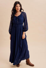 Load image into Gallery viewer, Redeemed Lace Sleeve Maxi Dress
